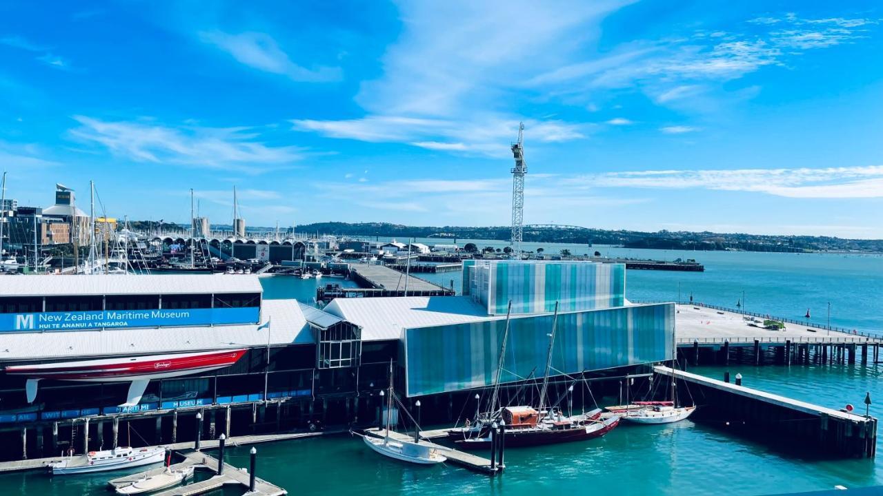 New Waterfront Penthouse On Princes Wharf With Harbor View! The Heart Of Auckland City! Free Parking! エクステリア 写真