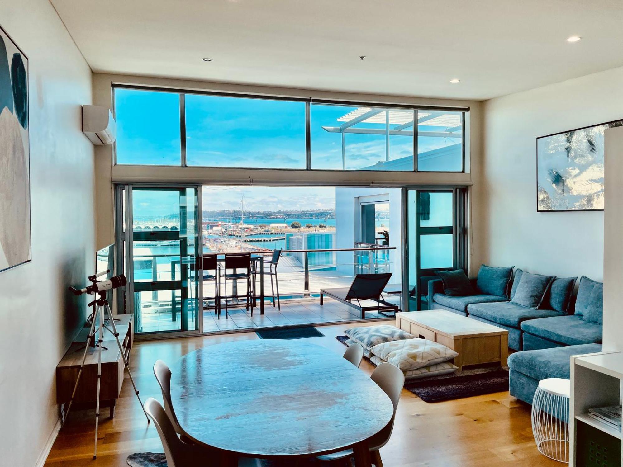 New Waterfront Penthouse On Princes Wharf With Harbor View! The Heart Of Auckland City! Free Parking! エクステリア 写真